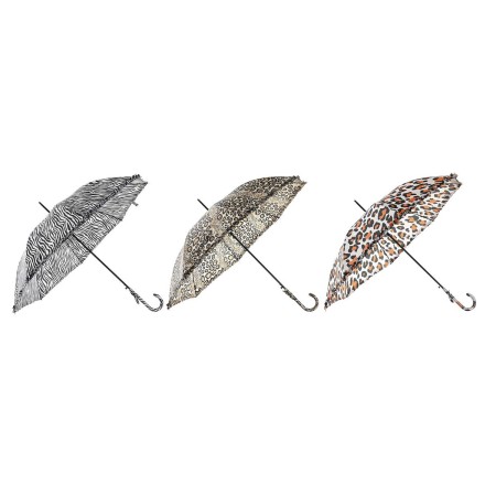 Parapluie Automatique DKD Home Decor Métal Pongee (104 x 104 x 90 cm) (3 Unités)
