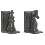 porte-livre DKD Home Decor 2 Pièces Résine Pièces du jeu d'échec (27 x 10 x 18 cm)