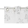 Rideau DKD Home Decor Métal Polyester Blanc Gris clair (140 x 270 cm)