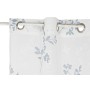 Rideau DKD Home Decor Bleu Métal Polyester Blanc (140 x 270 cm)