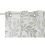 Rideau DKD Home Decor Métal Polyester Blanc Vert (140 x 270 cm)