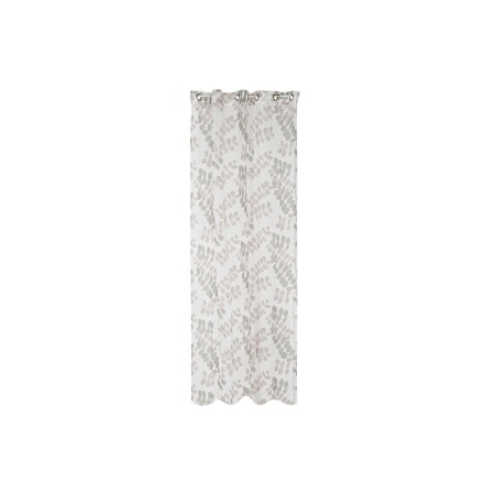 Rideau DKD Home Decor Rose Métal Polyester Blanc (140 x 270 cm)