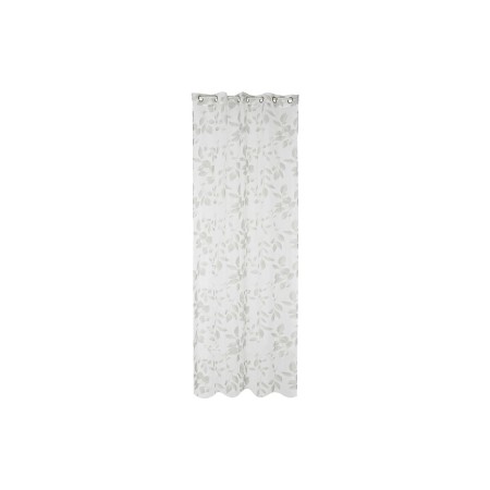 Rideau DKD Home Decor Polyester Blanc Gris clair (140 x 270 cm)