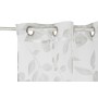 Rideau DKD Home Decor Polyester Blanc Gris clair (140 x 270 cm)