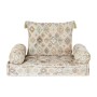 Chaise de jardin DKD Home Decor Beige Coton (90 x 50 x 55 cm)