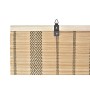 Store à enrouleur DKD Home Decor Polyester Brun foncé Bambou (90 x 3 x 175 cm)