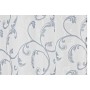 Rideau DKD Home Decor Bleu Métal Polyester Blanc (140 x 270 cm)