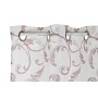 Rideau DKD Home Decor Rouge Métal Polyester Blanc (140 x 270 cm)