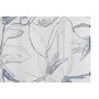 Rideau DKD Home Decor Gris Bleu Métal Polyester Blanc (140 x 270 cm)