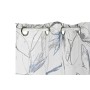 Rideau DKD Home Decor Gris Bleu Métal Polyester Blanc (140 x 270 cm)