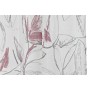 Rideau DKD Home Decor Rouge Métal Polyester Blanc (140 x 270 cm)