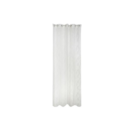 Rideau DKD Home Decor Métal Polyester Blanc (140 x 270 cm)