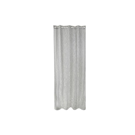 Rideau DKD Home Decor Gris Métal Polyester (140 x 270 cm)