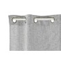 Rideau DKD Home Decor Gris Métal Polyester (140 x 270 cm)