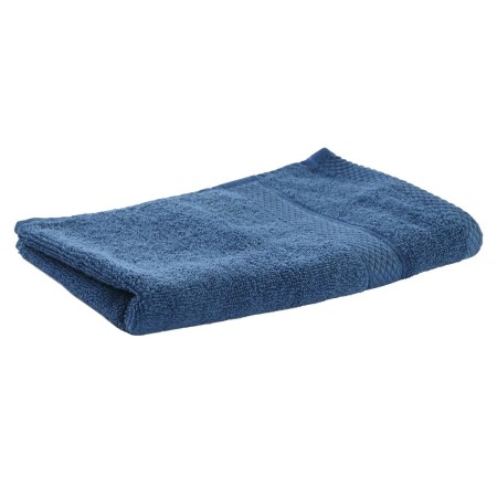 Serviette DKD Home Decor De Toilette 600 gsm Coton Blue marine (30 x 50 x 1 cm)