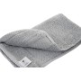 Serviette DKD Home Decor De Toilette 600 gsm Coton Gris clair (30 x 50 x 1 cm)