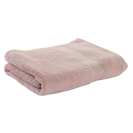 Serviette DKD Home Decor De douche 600 gsm Coton Rose clair (70 x 140 x 1 cm)