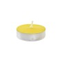 Ensemble de Bougies DKD Home Decor Citronnelle 100 Unités Argenté Métal Jaune Cire (3,5 x 3,5 x 1 cm)