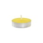 Ensemble de Bougies DKD Home Decor Citronnelle 20 Unités Argenté Métal Jaune Cire (3,5 x 3,5 x 1 cm)