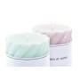 Bougie DKD Home Decor Relax Turquoise Rose clair Spirales Cire (7 x 7 x 10 cm) (2 Unités)