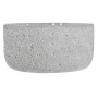 Bougie DKD Home Decor Citronnelle Gris Ciment Blanc Cire (15 x 15 x 7 cm)