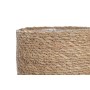 Cache-pot DKD Home Decor Naturel PE Herbier marin Boho (3 Pièces) (20 x 20 x 18 cm)