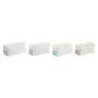 Trousse de toilette DKD Home Decor Blanc Multicouleur Shabby Chic (30 x 10 x 15 cm) (4 Unités)