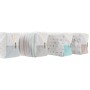 Trousse de toilette DKD Home Decor Blanc Multicouleur Shabby Chic (30 x 10 x 15 cm) (4 Unités)