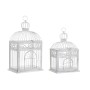 Cage DKD Home Decor Blanc Métal (28 x 20 x 54 cm)