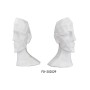 porte-livre DKD Home Decor 2 Pièces Visage Résine Moderne (22 x 17 x 24 cm)