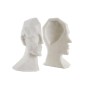 porte-livre DKD Home Decor 2 Pièces Visage Résine Moderne (22 x 17 x 24 cm)