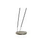 Support DKD Home Decor Ø 10 cm Bois Buda Aluminium Arabe