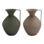 Vase DKD Home Decor Aluminium Urbaine (2 Unités) (22 x 22 x 30 cm)