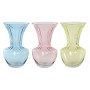 Vase DKD Home Decor Verre Urbaine (15 x 15 x 25 cm) (3 Unités)