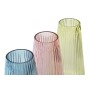 Vase DKD Home Decor Verre Moderne (14 x 14 x 30 cm) (3 Unités)