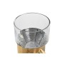 Vase DKD Home Decor Verre Doré Transparent Moderne (13 x 13 x 27 cm)