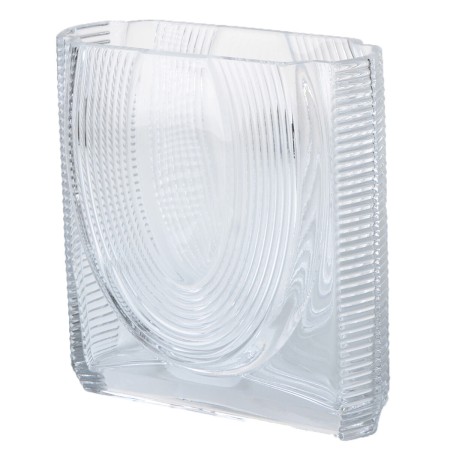 Vase DKD Home Decor Verre Transparent Urbaine (22 x 9 x 23 cm)