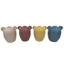 Vase DKD Home Decor Beige Bleu Terre cuite Dolomite Moutarde Urbaine (15 x 12 x 15 cm) (4 Unités)