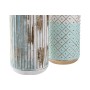 Vase DKD Home Decor Métal Bicolore Arabe (2 Unités) (16 x 16 x 43 cm)