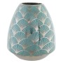 Vase DKD Home Decor Porcelaine Turquoise Oriental (16 x 16 x 18 cm)