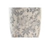 Vase DKD Home Decor Gris Blanc Grès (13 x 13 x 35 cm)