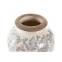 Vase DKD Home Decor Gris Blanc Grès (18 x 18 x 25 cm)