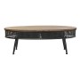 Table d'appoint DKD Home Decor Sapin Noir Métal Marron 120 x 58 x 42 cm