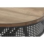 Table d'appoint DKD Home Decor Sapin Noir Métal Marron 120 x 58 x 42 cm