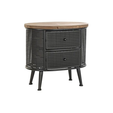 Table de Nuit DKD Home Decor Sapin Métal (53 x 35 x 51 cm)