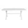 Table de Salle à Manger DKD Home Decor Métal Blanc Bois de manguier (180 x 90 x 76 cm)