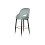 Tabouret DKD Home Decor Métal Turquoise Polyester (48 x 53 x 96 cm)