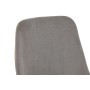 Tabouret DKD Home Decor Métal Polyester Gris clair (53 x 57 x 110 cm)