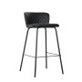 Tabouret DKD Home Decor Noir Métal PU (40 x 42,5 x 81,5 cm)