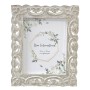 Cadre photo DKD Home Decor Verre Blanc Bois MDF Shabby Chic (30 x 1,5 x 35 cm)